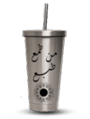 Stainless Steel Cup with Straw #PCP1135