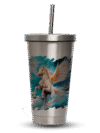 Stainless Steel Cup with Straw #PCP1130